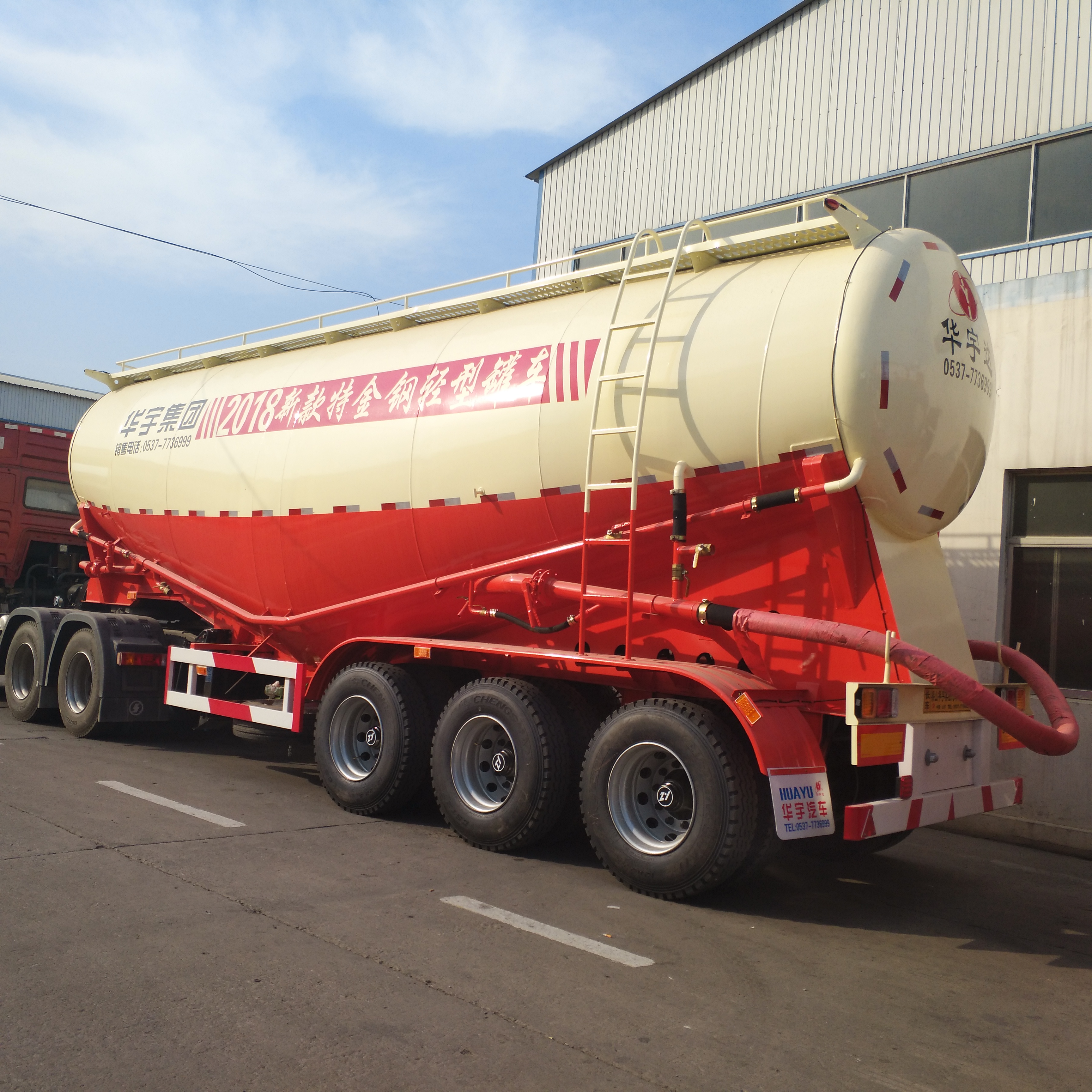 3 Axle 50T Bulk Cement Tank Semi TrailerV shape My WordPress site