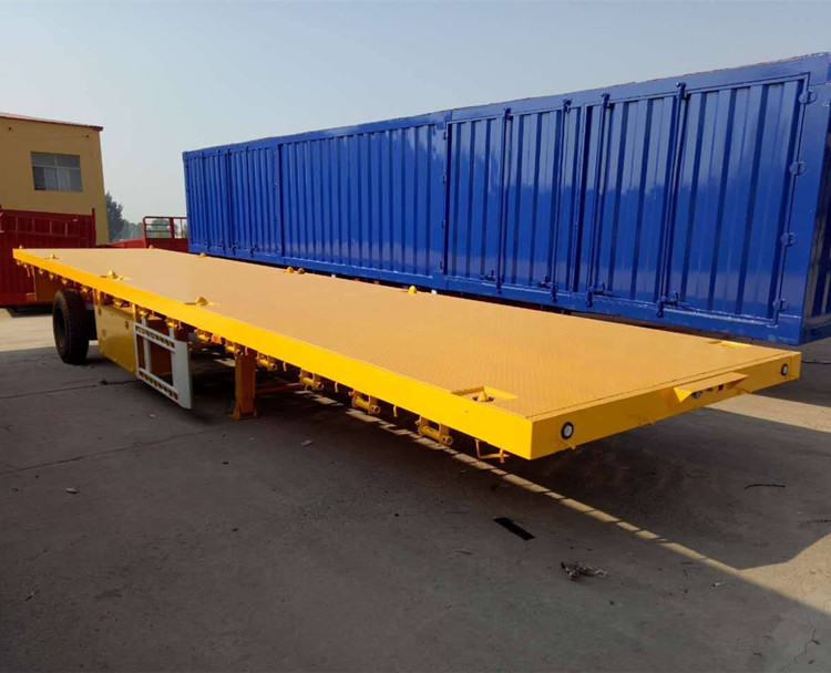 40 feet flatbed trailer 40ft 60 tons flat bed trailers 
