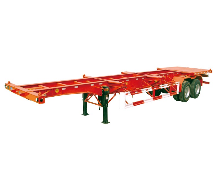 20ft 40ft Container Carrier Skeletal Semi trailer sale in 